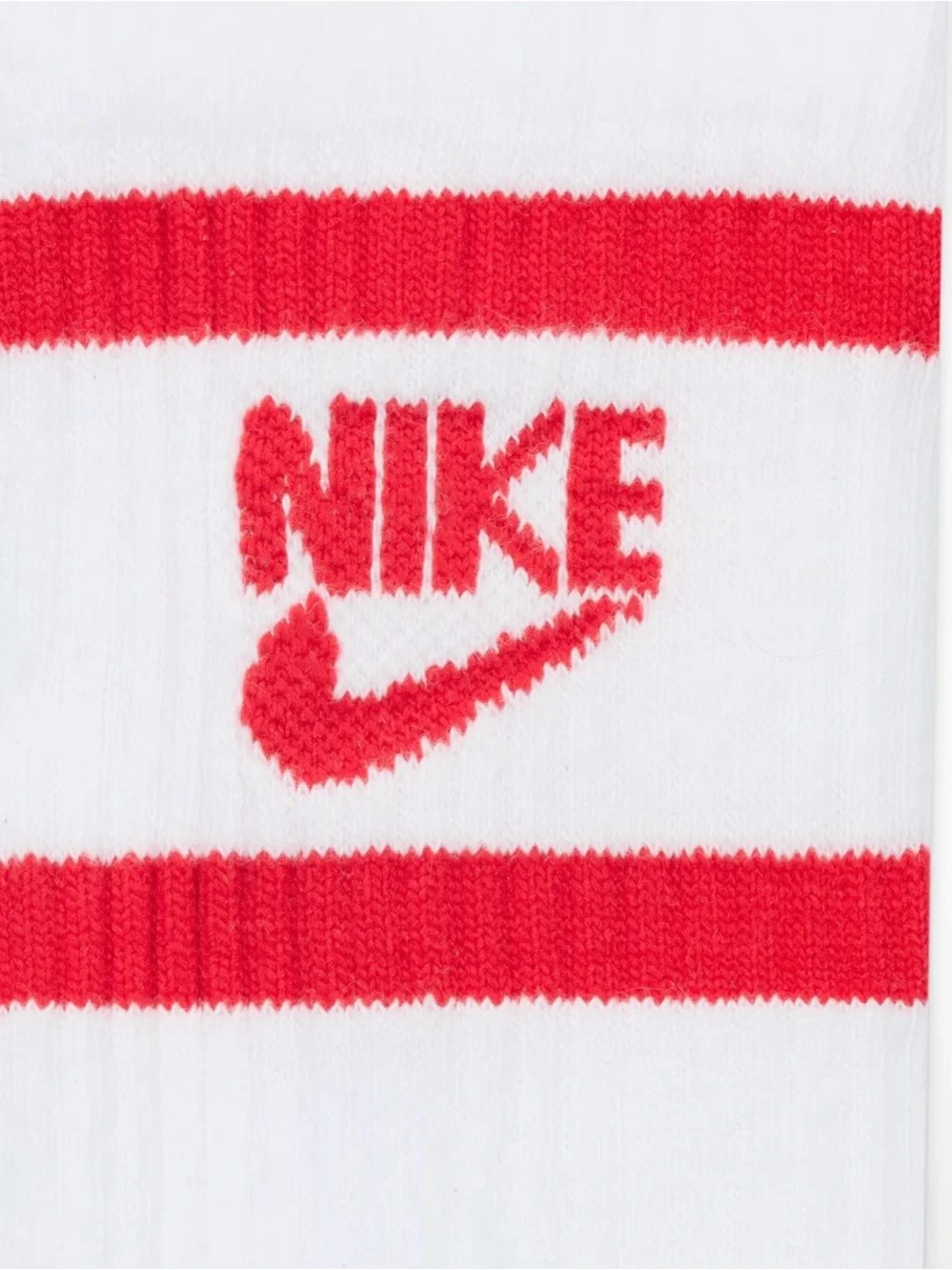 NWT Nike red, white & black crew socks. 6 pair.